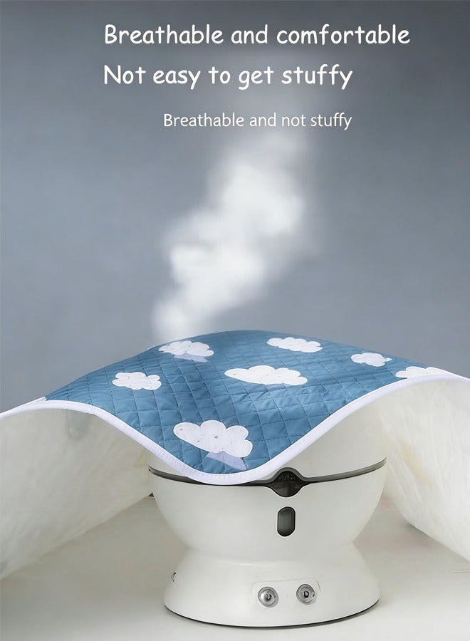 آيسيورا 70 × 90 سم وسادة سرير مضادة للماء للأطفال، وسادة مرتبة قابلة للغسل، وسادات سفلية قابلة لإعادة الاستخدام، غطاء لترطيب سلس للأطفال الصغار والكبار - Image 4